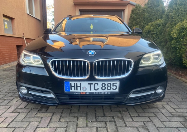 BMW Seria 5 cena 62500 przebieg: 247000, rok produkcji 2015 z Pieńsk małe 529